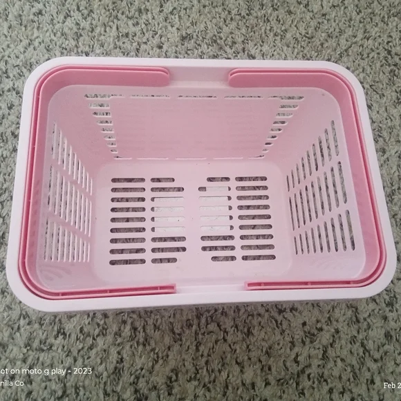 Sanrio My Melody My Sweet Piano Women's Mini Shopping Storage Basket Pink - Picture 4 of 8